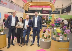Marc Eijsackers, Milena Bijma - de Oliveira Cardoso, Ronald van Geest and Marco Heijnen with Floricultura